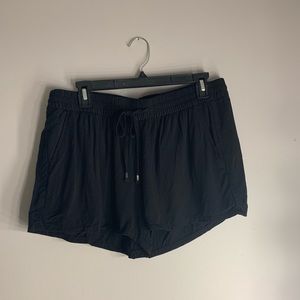 Black Drawstring Shorts